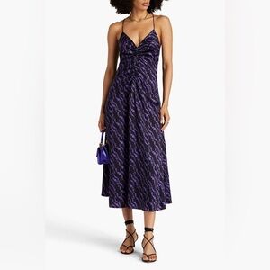 rachel friends black dress Sandro Celeste Embellished Knit Maxi Dress with Cropped Pearled Cardig